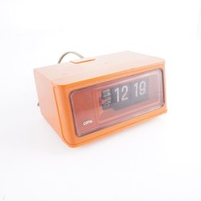 Copal RP-160 Flip Clock Wecker Orange Vintage Retro