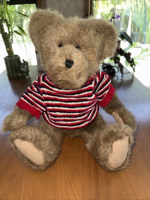 The Boyds Collection Brown Bear Jointed Weighted 16.5” Plush Stuffed Animal