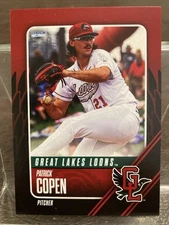 2025 Choice Patrick Copen Base Great Lakes Loons Team Card Dodgers