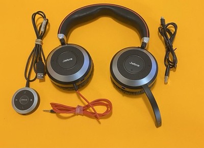 Jabra Evolve 80 HSC019 Professional Wired Headset and ENC010 Controller Working