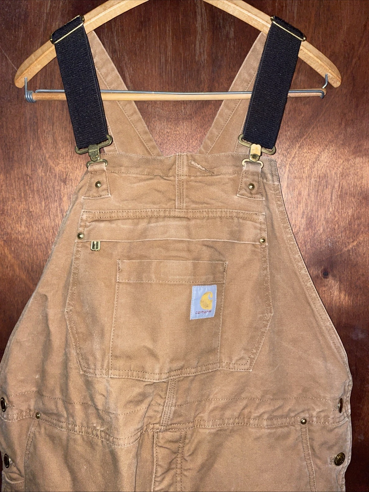 Carhartt Brown Yukon Extremes Insulated Bib Overalls. Size Large Regular. Great