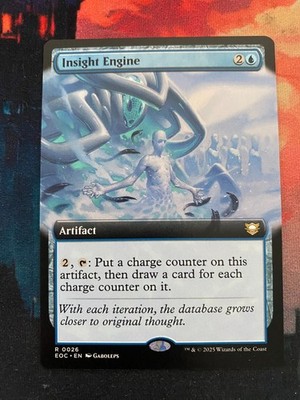 MTG Edge of Eternities Insight Engine Extended Art