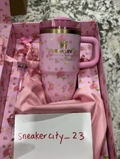 🔥 Stanley LoveShackFancy 20oz Tumbler Ibiza Sunset Pink Love Shack Fancy New