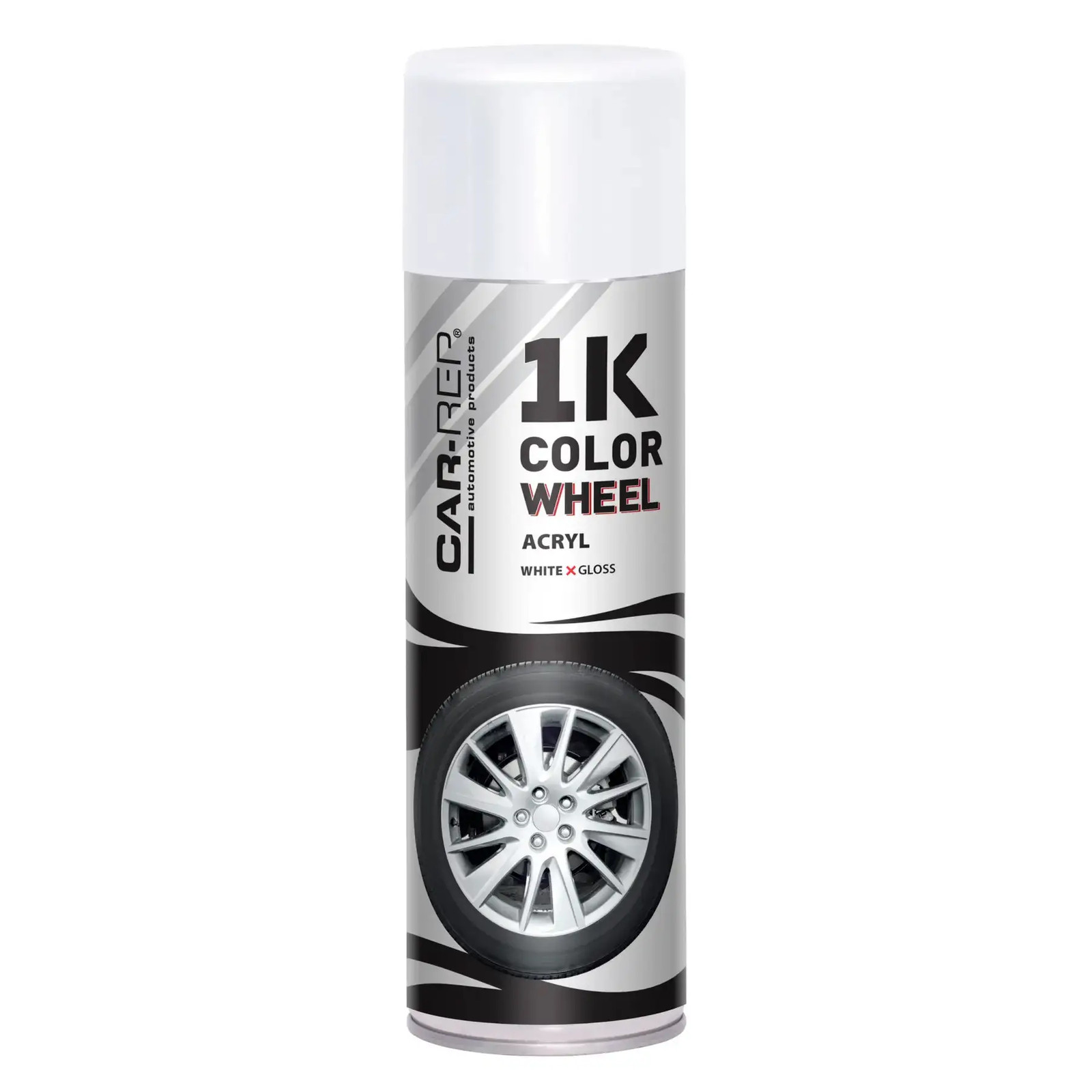 x2 Maston Car-Rep Auto Spray Paint Wheel White Acryl 500ml