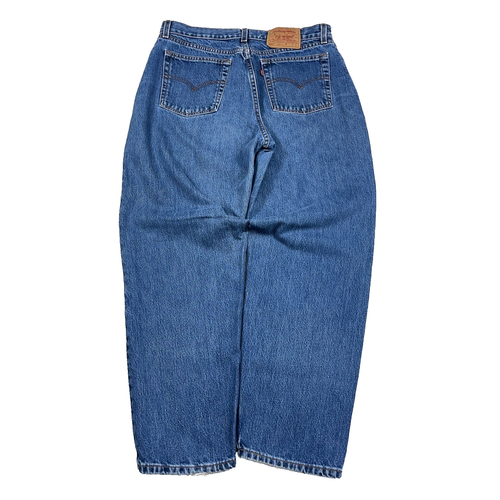 Vintage Levis 560 Damenjeans 14 lockere Passform gerades Bein Baggy 32 x 29 Mom Y2K USA - Bild 1 von 15