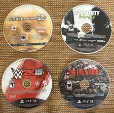 Ps3 Games (Modern Warfare 2, MW3, WWE 2k15, The Evil Within)