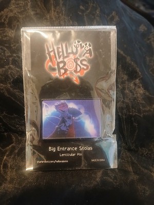Helluva Boss Limited Edition Lenticular Pin: Big Entrance Stolas **NEW SEALED**