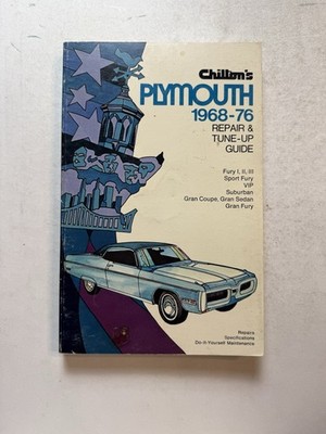 Plymouth Fury Sport 1968-1976 Shop Service Repair Manual Wiring Diagrams Engine