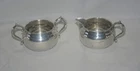 GORHAM STERLING SILVER SUGAR BOWL & CREAMER SET  (GORHAM 909, 910)