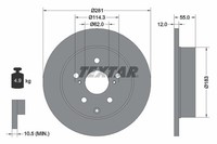 2X Textar Bremsscheibe PRO 92162103 FüR RAV Toyota HS ANF10 Lexus 4 3 VAN ZSA35_