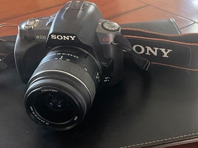 Sony Alpha DSLR-A330 10.2MP Digital SLR Camera - Black (Kit w/ DT SAM 18-55mm...