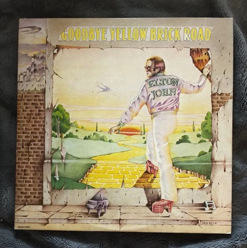 Vintage Vinyl Album 2-LPs Elton John "Goodbye Yellow Brick Road" 1973 VGC