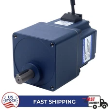 STEPPERONLINE Geared Brushless DC Motor 24V 120W 100RPM 7.56Nm 30:1 Spur Gearbox