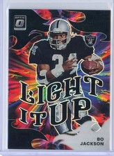 2025 DONRUSS OPTIC BO JACKSON LIGHT IT UP BLACK PANDORA PRIZM /149