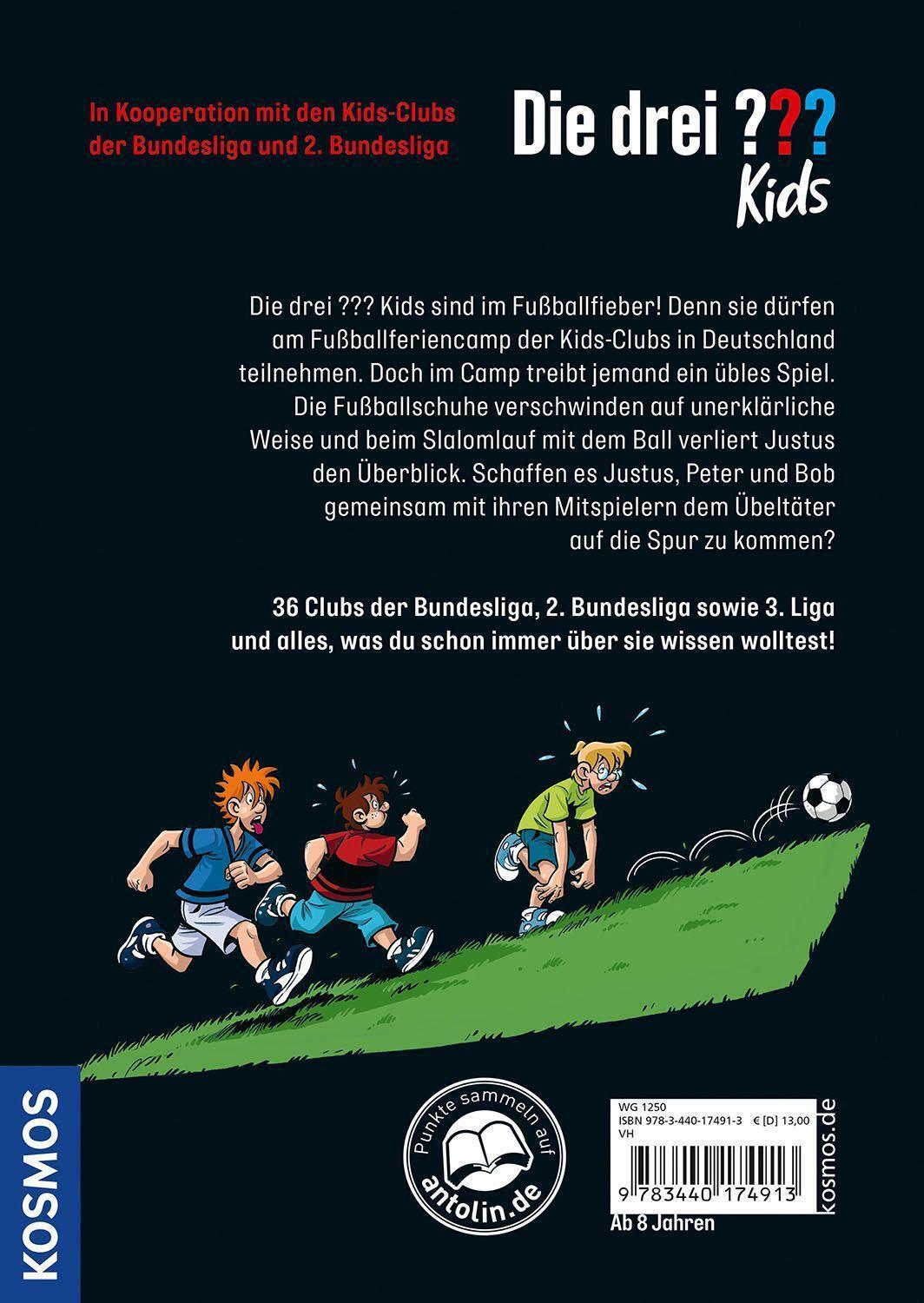 Thumbnail - Die Drei ??? Kids, Team Bundesliga Boris Pfeiffer Buch 256 S. Deutsch
