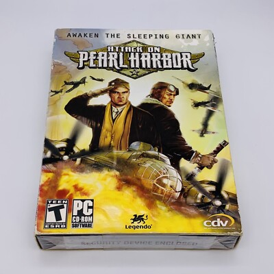 Attack on Pearl Harbor PC CD-ROM Windows 2000 XP Vista, 2007 - Brand New Sealed