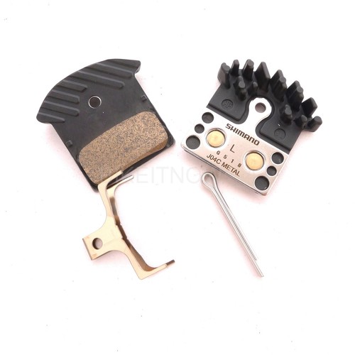 Shimano XTR MTB Bike Bicycle BR-M9000/M8000/M7000 Metal Pad J04C+Spring w/Fin - Picture 4 of 7