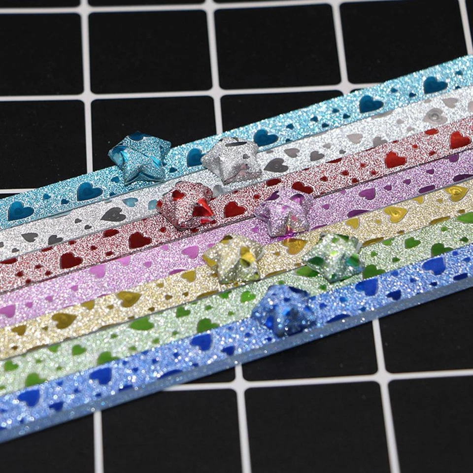 Star Origami Paper Star Strips Double Sided Origami Star Paper Lucky Star Deco ↑ - Image 4 of 4