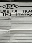 British Rail  Vintage Poster 1940s-50s  LNER 25 x 40 inches — photo 3