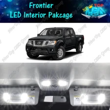 White LED Lights Interior Package Kit for 2005 - 2018 2019 2020 Nissan Frontier