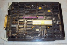 TMS 9900 JDA industrial spec Gold CPU computer board, ceramic IC's 1983
