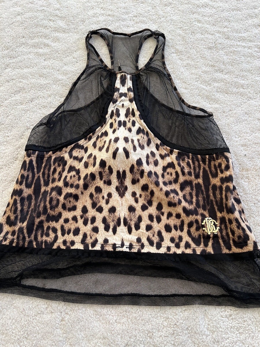 Roberto Cavalli Leopard Gym Top | eBay