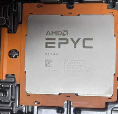 AMD EPYC 9174F Genoa 16-Core 4.1GHz SP5 256MB ZEN4 Processor CPU 100-000000796