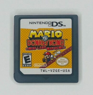 Mario vs. Donkey Kong: Mini-Land Mayhem (Nintendo DS, 2011) Tested and Working