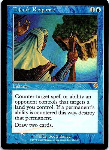 テフェリーの反応　英語　FOIL Teferi's Response MTG Magic The Gathering Teferi's Response English FOIL 348419 | eBay