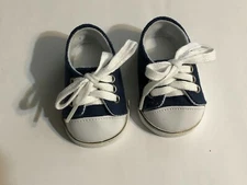 18" doll clothes black tie canvas sneakers 