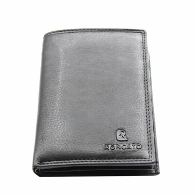 Frentree Portafoglio da uomo in pelle Nappa con protezione RFID, 15