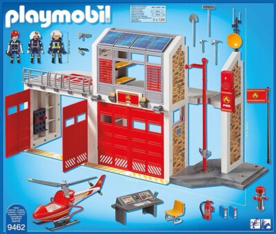 PLAYMOBIL9462 Pièces Détachées Caserne Pompier Extension 9803 9802