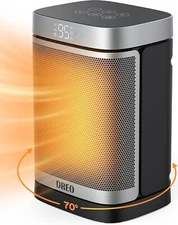 Dreo 1500W Space Heater, 70° Oscillating Portable Heater for Indoor Use
