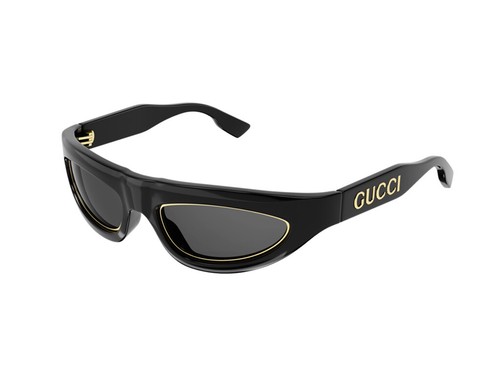 Gucci Occhiali da Sole GG1062S 003 Nero grigio Uomo | eBay
