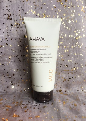 New~AHAVA~Leave-On Deadsea Mud Dermud Intensive Foot Cream~100 ml/3.4 fl oz.~