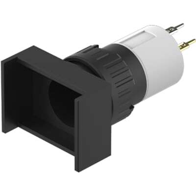 1PC EAO 51-425.036 Illuminated Pushbutton Switch 18x24mm 1NO Momentary