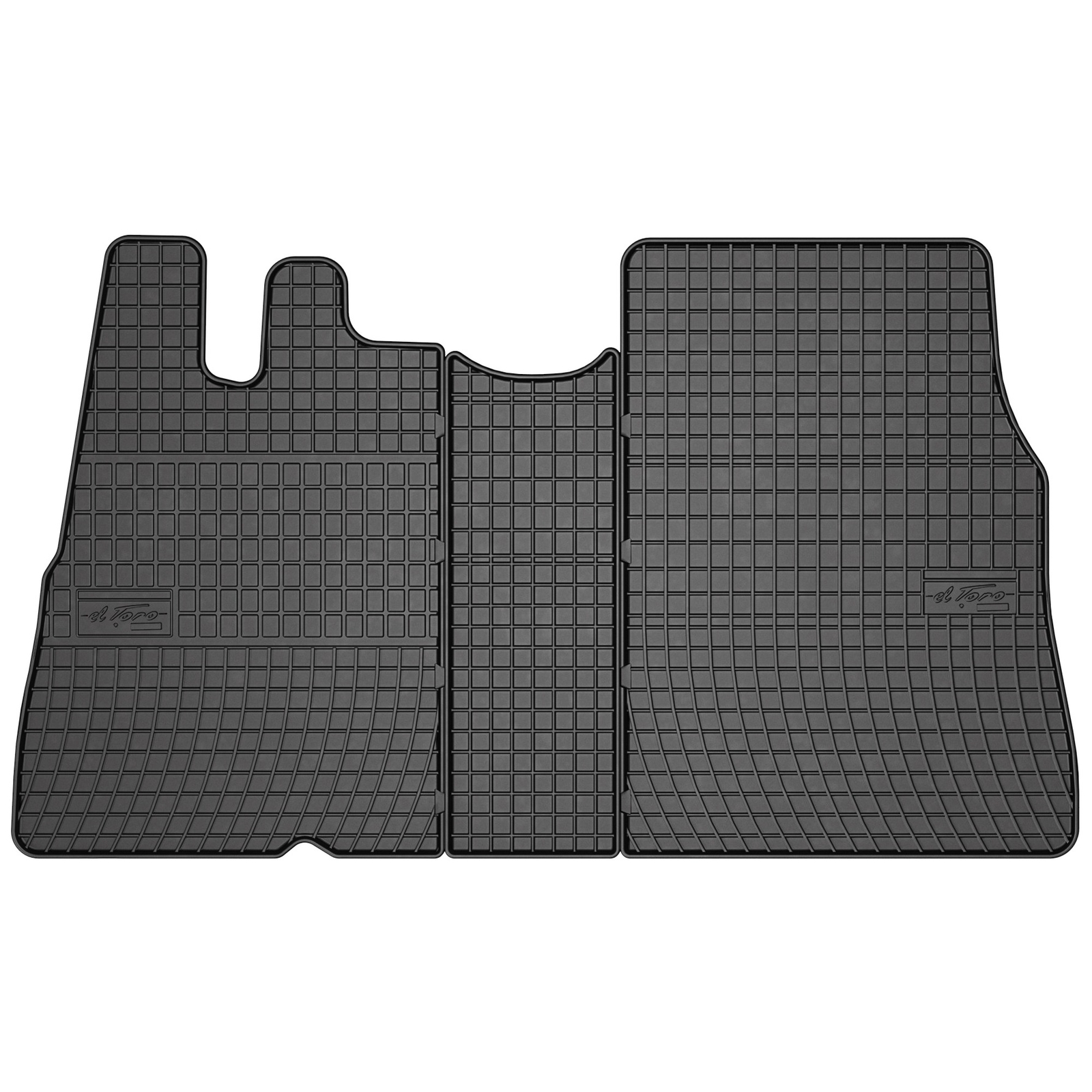 Tapis de sol de cabine avant Frogum El Toro caoutchouc pour Peugeot Boxer 1994-2006