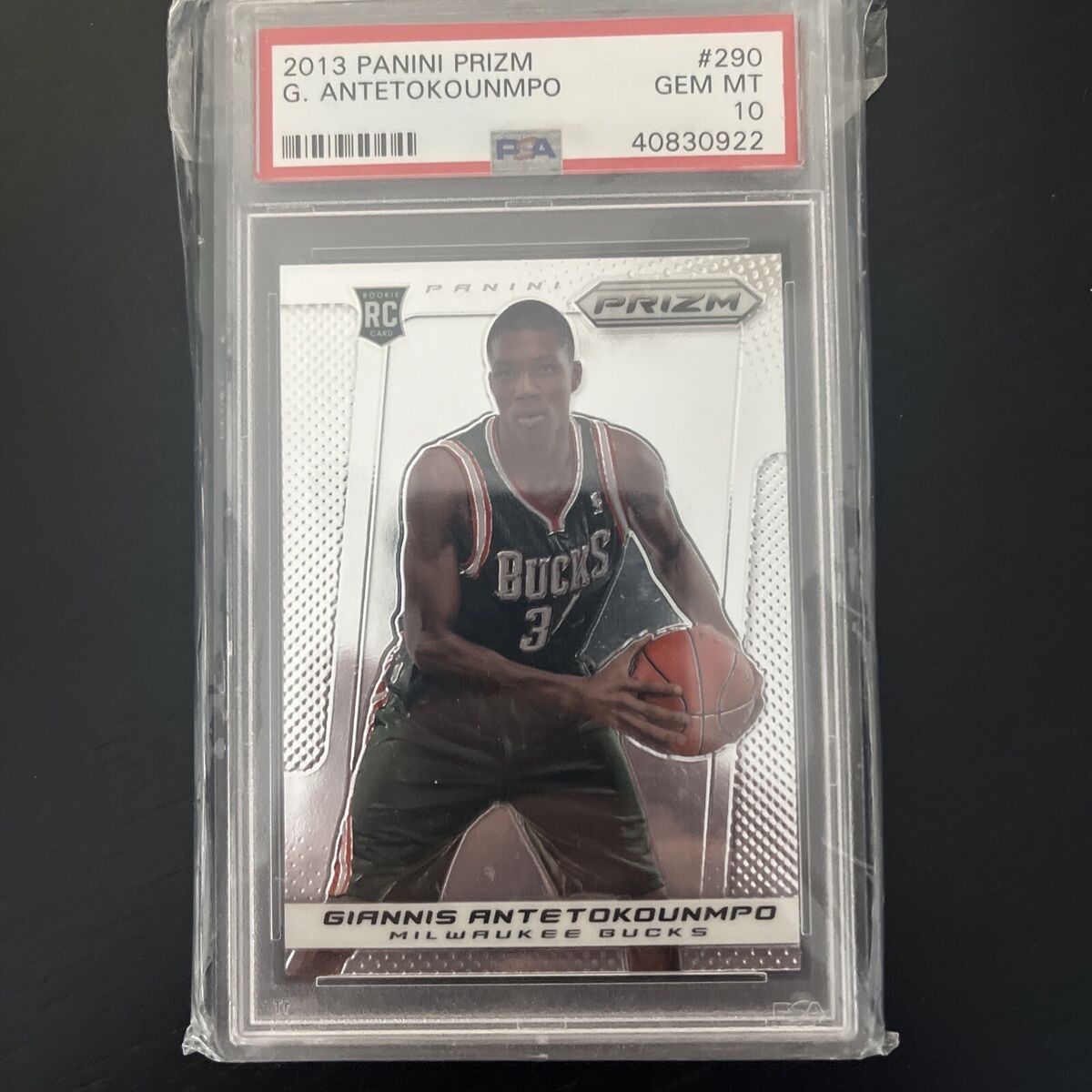 2013 Panini Prizm Giannis Antetokounmpo ROOKIE RC #290 PSA 10 GEM