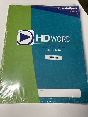 HD Word, Foundations Student Workbook Set, Units 1-33 (Grades 2-5) Item #HDFSW