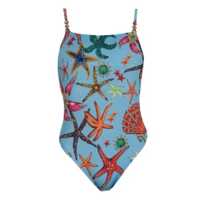 NEW Versace Trésor De La Mer Print Swimsuit size xs | eBay