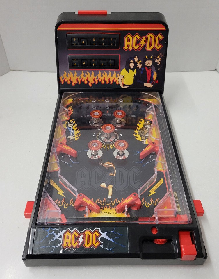 AC/DC Electronic Tabletop Pinball Complete In Box | eBay
