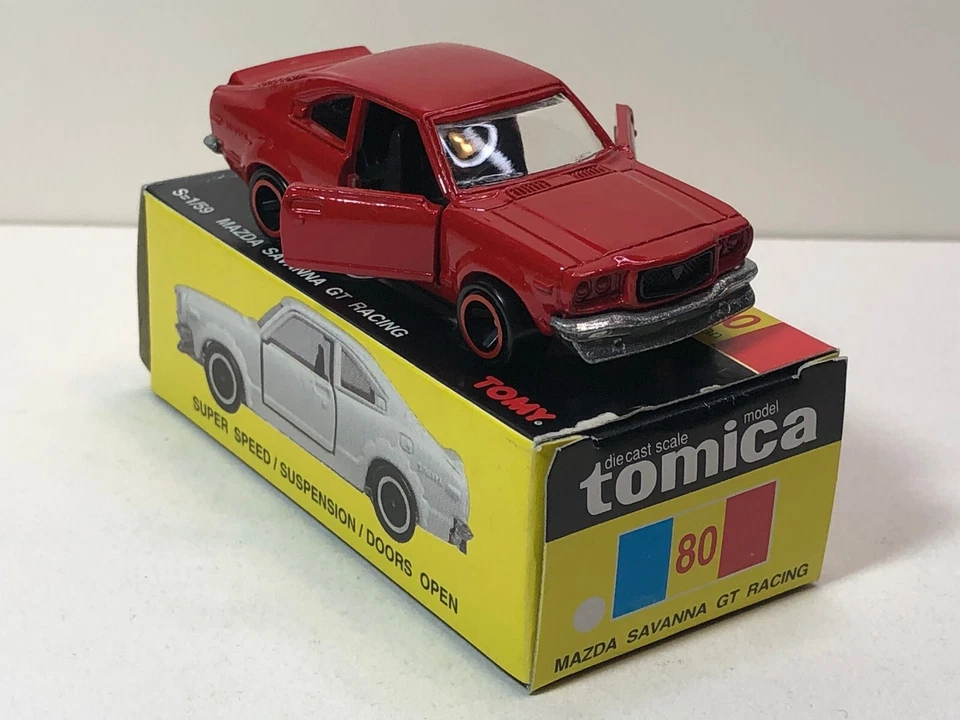 TOMY TOMICA No. 80 MAZDA SAVANNA GT RACING/RX-3 RED MADE IN JAPAN SHERRIFFS LE - Image 4 of 4