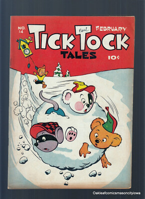 Tick Tock Tales #14 1946 ME comics 'Koko & Kola FN
