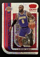 LeBron James 2022 Panini Crown Royale Asia Red Tmall Pivotal Players Die Cut SSP