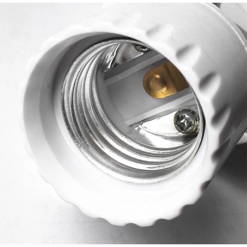 LED E27 Douille Culot Detecteur De Mouvement AC10-240V 60W Max - Blanc 1PCS - Photo 4/4