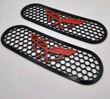 Side Vent Grilles For Chevrolet Corvette C5 Fender Cover 1997 - 2004 Chevy Grill