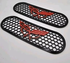 Side Vent Grilles For Chevrolet Corvette C5 Fender Cover 1997 - 2004 Chevy Grill
