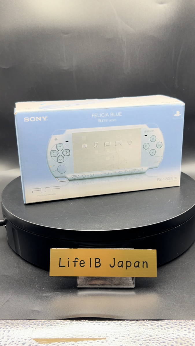 SONY Playstation Portable PSP-2000 Blume Felicia Blue in Box No