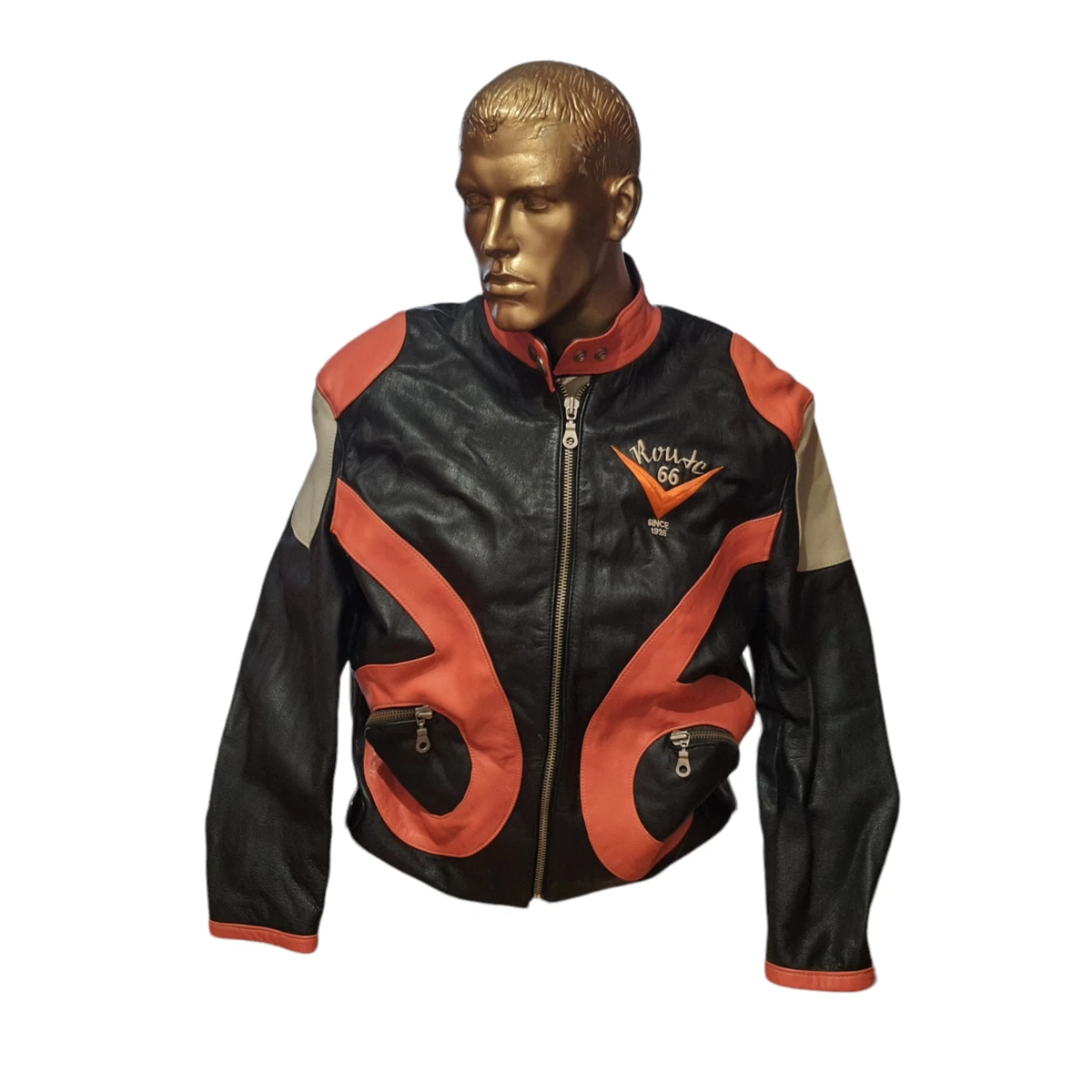 Leather jacket vintage bomber jacket stylish jacket