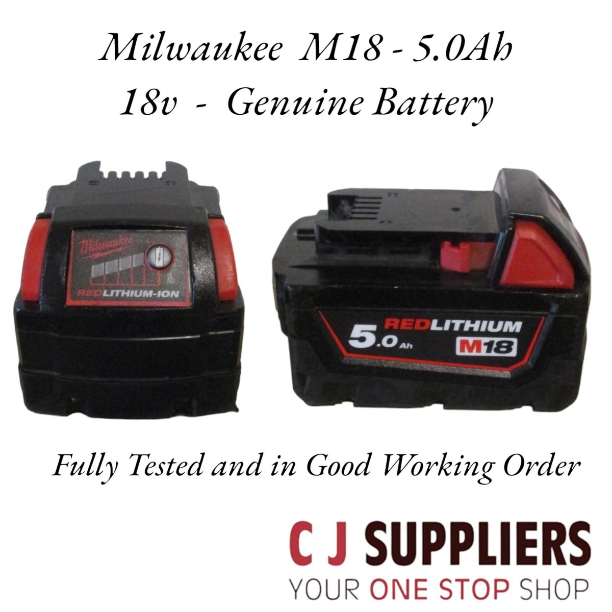 18v Battery Milwaukee M18b5 18v Ah Milwaukee M18B5 M18 18v Li-Ion